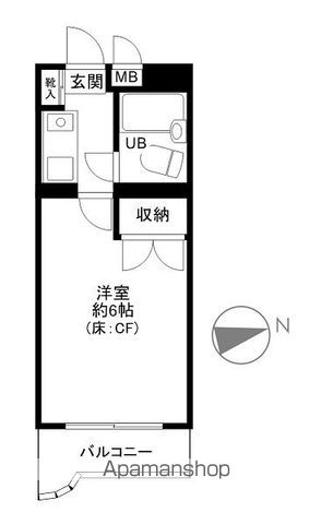 【ペガサスマンション富士見ヶ丘の間取り】