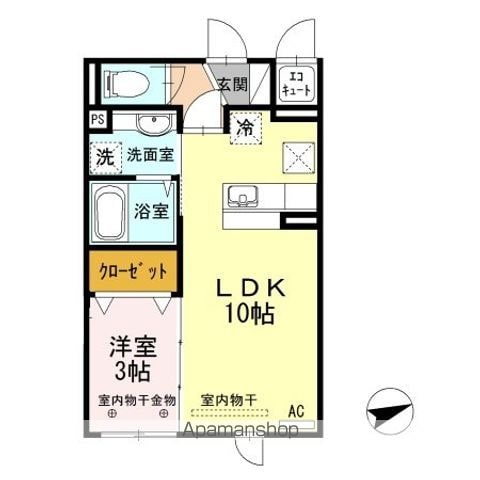 AMOUR 鈴香の間取り写真