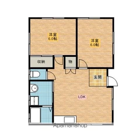 茨城県潮来市延方西（一戸建）の賃貸物件戸建ての間取り