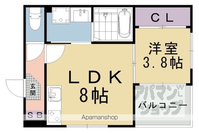 コロンヤマシナの間取り写真