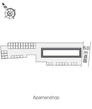 レオパレスＣｈｅｚ　Ｍｏｉ[1K/26.49m2]の配置図