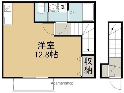 ＣＩＴＹ福田町[1R/35.93m2]の間取図