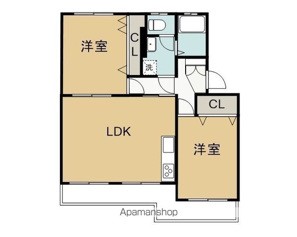 神谷マンションの間取り写真