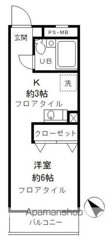 【昭島コートエレガンスＥの間取り】