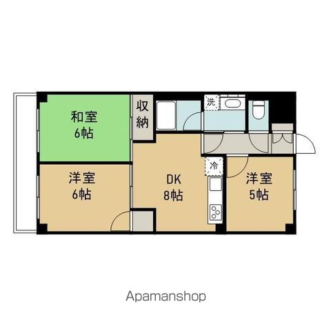 【三鷹市井口のマンションの間取り】