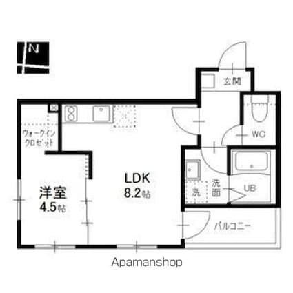 ＭＯＶＥ名城公園[1LDK/31.17m2]の間取図