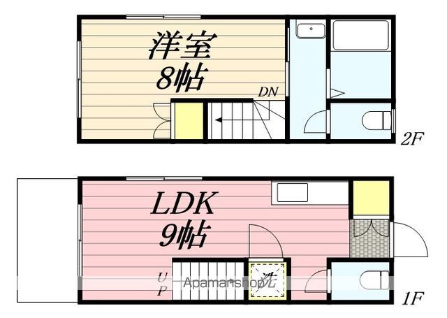 オレンジコーポの間取り写真