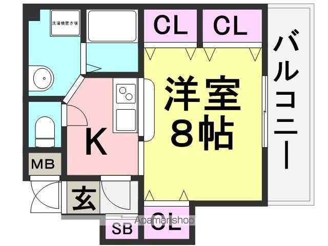 ドムール尼崎の間取り写真