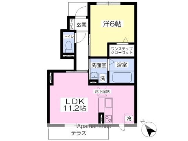 GRAND SOLEIL Aの間取り写真