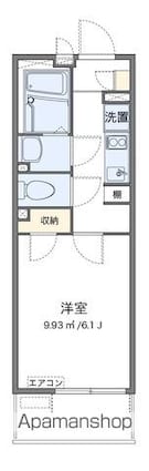 東京都立川市富士見町４丁目[1K/21.11m2]の間取図