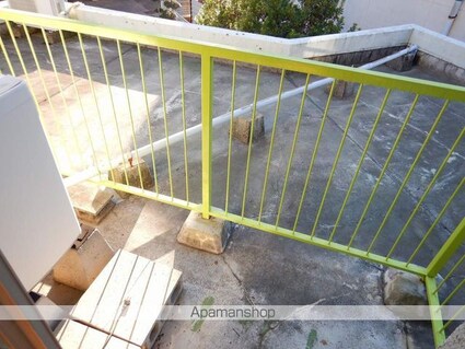 コーポ明[2K/32.3m2]のバルコニー