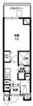 アルバ両国[1K/25.8m2]の間取図