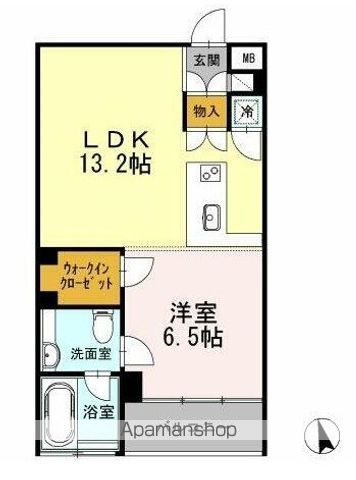 カスタリア目黒長者丸の間取り写真