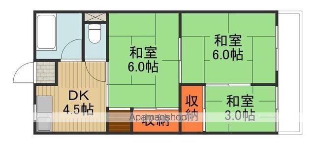グリーンハイツ関の間取り写真