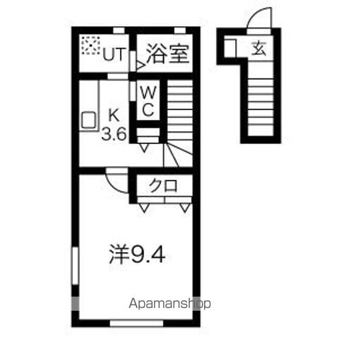 レガーメMITTEの間取り写真