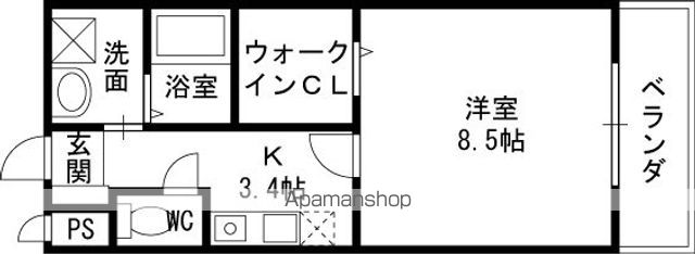コートバローズの間取り写真