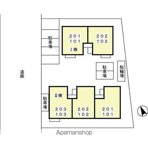 ヴァムブーク品川　Ⅱ 103 ｜ 東京都三鷹市北野２丁目3-1（賃貸アパート2LDK・1階・53.72㎡） その21