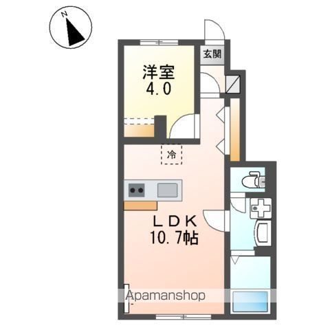 アジュールの間取り写真