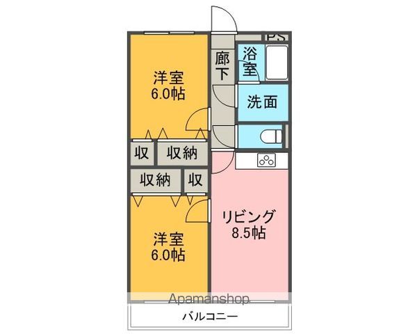 シティーリバーの間取り写真