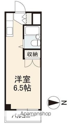 ルネ宮脇[1R/19m2]の間取図