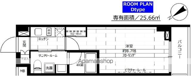 ステージグランデ茅場町の間取り写真
