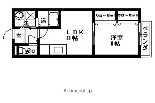 セイコーズマンション日野の間取り写真