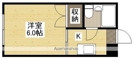 ＢＭ－８ビル[1K/18.09m2]の間取図