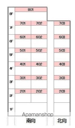 オックスフォードサーカス松山市駅Ⅰ[1R/22.94m2]の配置図
