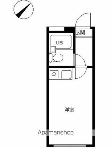 スカイピア弘明寺 205号室 ｜ 神奈川県横浜市南区中里４丁目36-12（賃貸アパート1R・2階・14.04㎡） その2