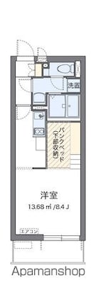 ミランダシュエット[1R/26.08m2]の間取図