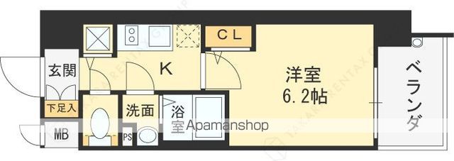 エスリード大阪平野プライムの間取り写真