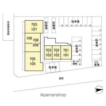 アヴェニール柏の葉[4LDK/93.23m2]の配置図
