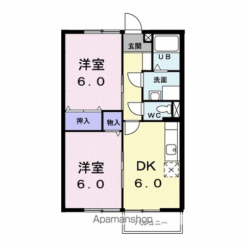 パラッツオ浜田の間取り写真