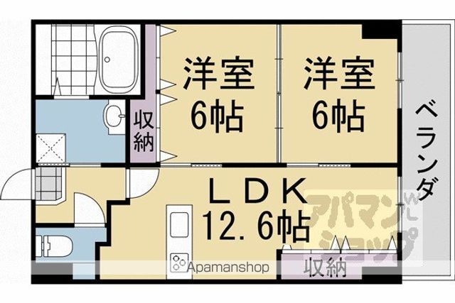 SAKIZO VILLA烏丸四条の間取り写真