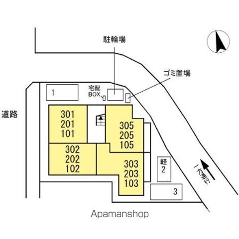 アリュール 101 ｜ 静岡県浜松市中央区元目町129-1（賃貸アパート1LDK・1階・32.80㎡） その23