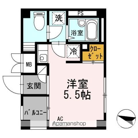 【中野区新井のマンションの間取り】