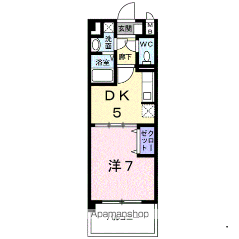 【アンジュメゾンの間取り】