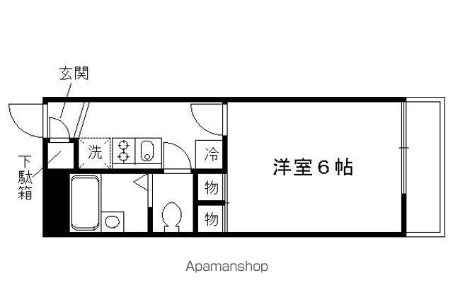レオパレス鴨川の間取り写真