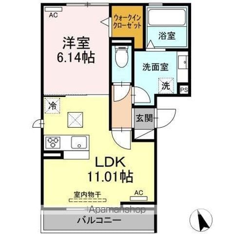 クラウンA&H.の間取り写真