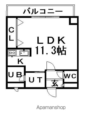 エスカーダ南8条の間取り写真