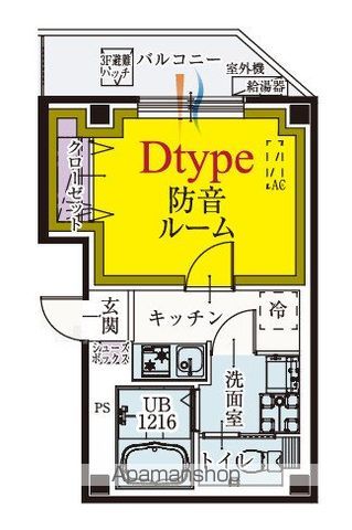 B’CASA九品仏の間取り写真