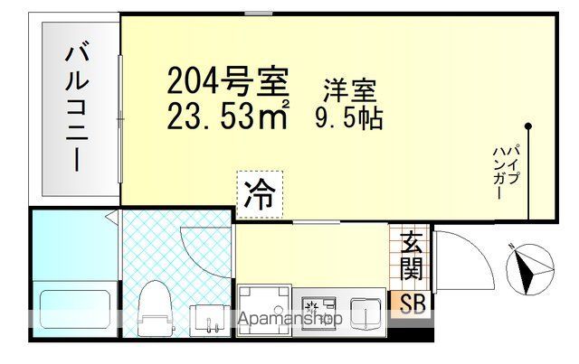 VALLE FELIZ雑色の間取り写真