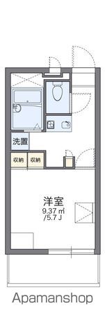 レオパレスエスペランサ分梅の間取り