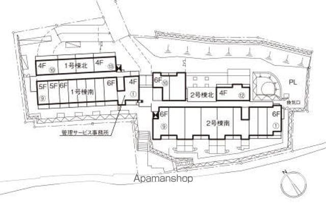 シャレール広尾　２号棟 2-203 ｜ 東京都渋谷区広尾３丁目4-1（賃貸マンション1K・2階・29.03㎡） その18