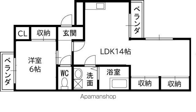 NKハイツの間取り写真