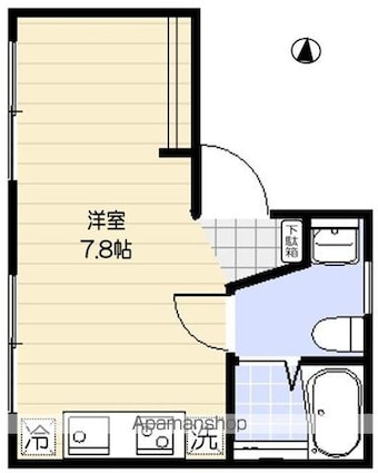 レオリオ[1R/19.03m2]の間取図