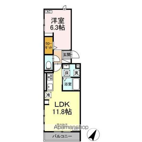 【仮）ＤーＲＯＯＭ葵西の間取り】