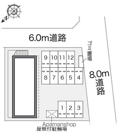 レオパレスアンソレイエ 102 ｜ 山梨県甲府市下飯田４丁目5-2（賃貸アパート1K・1階・23.18㎡） その14