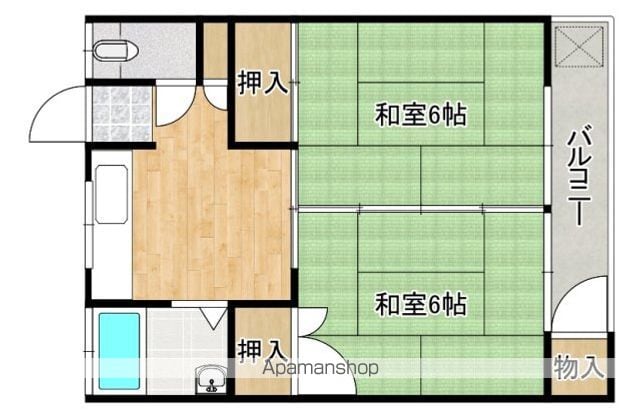 味埜アパートの間取り写真