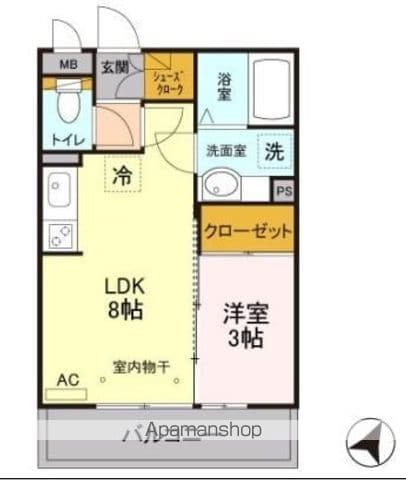 アンフルールの間取り写真